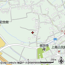 熊本県上益城郡嘉島町上島1574周辺の地図