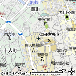 長崎県長崎市館内町3周辺の地図