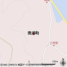 長崎県五島市奥浦町周辺の地図