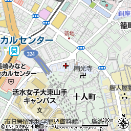 長崎県長崎市梅香崎町周辺の地図