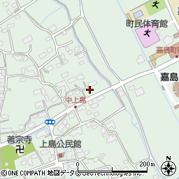 熊本県上益城郡嘉島町上島1157周辺の地図
