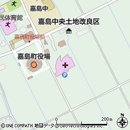 熊本県上益城郡嘉島町上島545周辺の地図