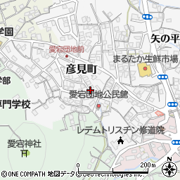 長崎県長崎市彦見町周辺の地図