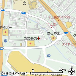 熊本県上益城郡嘉島町上島2182-12周辺の地図