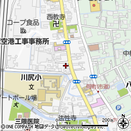 ホワイト急便川尻中央営業所周辺の地図