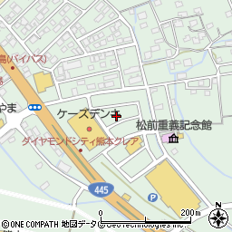 熊本県上益城郡嘉島町上島2051周辺の地図