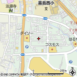 熊本県上益城郡嘉島町上島2153周辺の地図