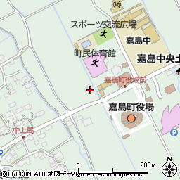 熊本県上益城郡嘉島町上島961周辺の地図
