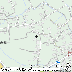 熊本県上益城郡嘉島町上島1608周辺の地図