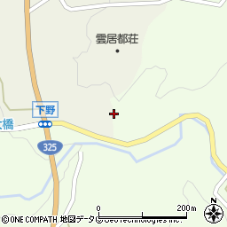 宮崎県西臼杵郡高千穂町下野271周辺の地図