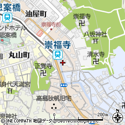 長崎電気軌道株式会社　広告事業部周辺の地図
