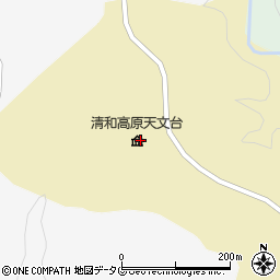 清和高原天文台周辺の地図