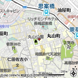 株式会社パールドライ　丸山店周辺の地図