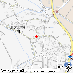熊本県上益城郡嘉島町上六嘉1287周辺の地図