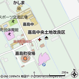 熊本県上益城郡嘉島町上島637-1周辺の地図
