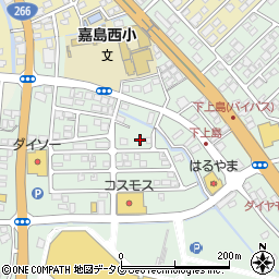 熊本県上益城郡嘉島町上島2180-3周辺の地図