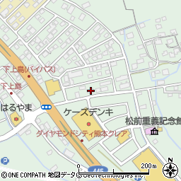 熊本県上益城郡嘉島町上島2059周辺の地図