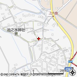 熊本県上益城郡嘉島町上六嘉1307-1周辺の地図