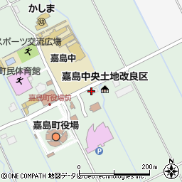 熊本県上益城郡嘉島町上島638周辺の地図