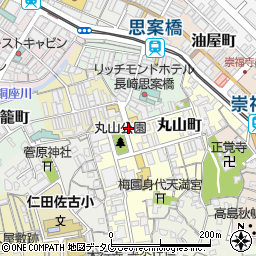 長崎警察署丸山町交番周辺の地図