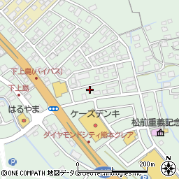 熊本県上益城郡嘉島町上島2060周辺の地図