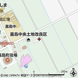 熊本県上益城郡嘉島町上島624周辺の地図
