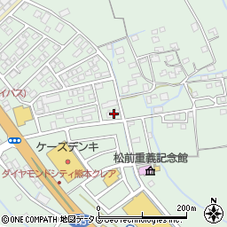 熊本県上益城郡嘉島町上島2001-1周辺の地図