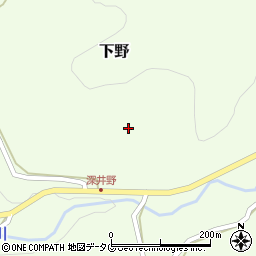 宮崎県西臼杵郡高千穂町下野周辺の地図