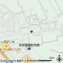 熊本県上益城郡嘉島町上島2617周辺の地図