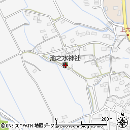 熊本県上益城郡嘉島町上六嘉1241周辺の地図