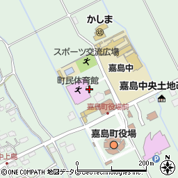 熊本県上益城郡嘉島町上島926周辺の地図