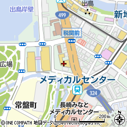 ＨｏｎｄａＣａｒｓ長崎長崎出島店周辺の地図