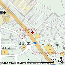熊本県上益城郡嘉島町上島1946周辺の地図