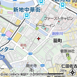 ホテルＪＡＬシティ長崎周辺の地図