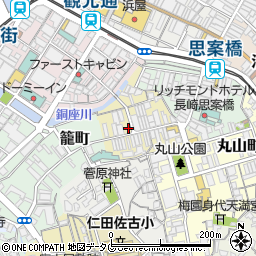 長崎県長崎市船大工町6-10周辺の地図