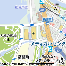 長崎県美術館　ホール周辺の地図