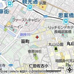長崎県長崎市船大工町6周辺の地図