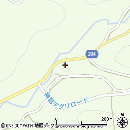 宮崎県西臼杵郡高千穂町下野1435周辺の地図