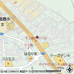 熊本県上益城郡嘉島町上島1944周辺の地図