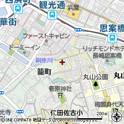 長崎県長崎市船大工町6-31周辺の地図