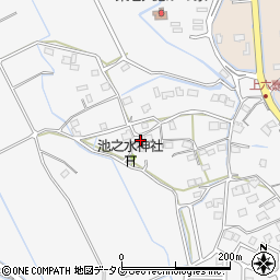 熊本県上益城郡嘉島町上六嘉1355周辺の地図