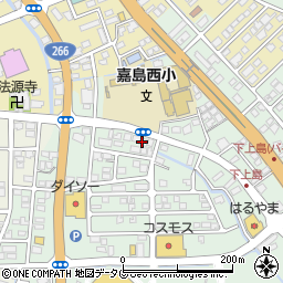有限会社宮崎商店嘉島支店周辺の地図