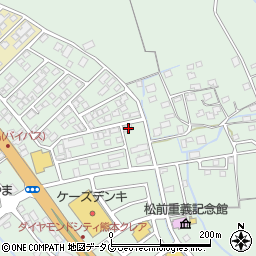 熊本県上益城郡嘉島町上島2003周辺の地図