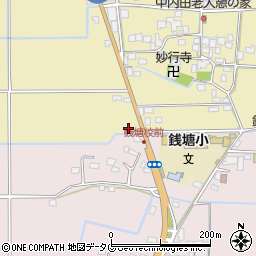 熊本県熊本市南区内田町1893周辺の地図