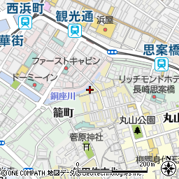 長崎県長崎市船大工町7周辺の地図