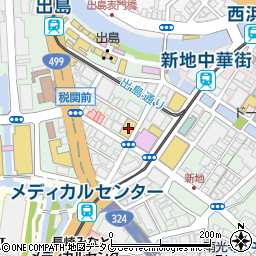 長崎トヨペット出島店周辺の地図