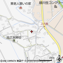 熊本県上益城郡嘉島町上六嘉1321周辺の地図