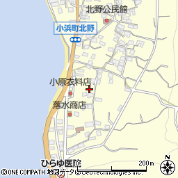 長崎県雲仙市小浜町北野1008周辺の地図