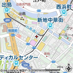マツモトキヨシ出島店周辺の地図