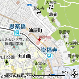 長崎県長崎市油屋町周辺の地図